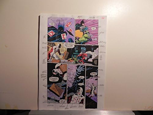 Batman Shadow Bat Part 9 Guia de cores assinada por Adrienne Roy com C.O.A PG 22