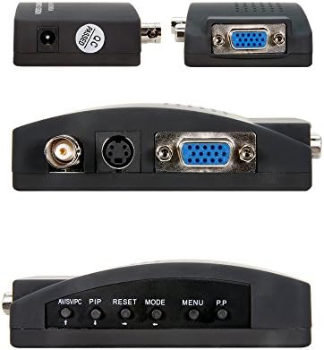 Câmera MAKETHEONE CCTV BNC S VIDEO VGA TO LapTOP PC PC VGA Monitor Conversor Caixa de adaptador