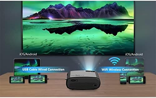 Espesso v50 portátil 5g wifi projetor mini smart real 1080p Full HD Movie Proyector 200 '' LED de tela grande Bluetooth