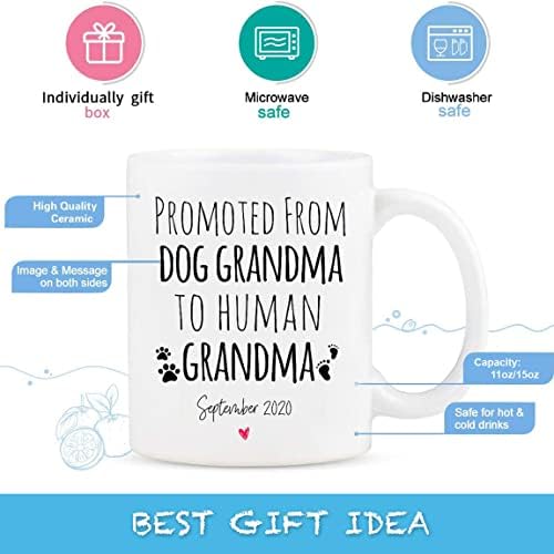 Personalizado promovido da avó de gato ou cão para a avó humana individual ou caneca.