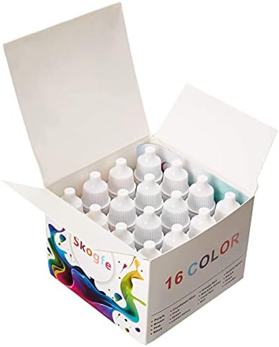 16 Cores Banho Bomb Soap Dye-16 Líquido Cores para sabão para colorir glúten livre para artesanato/DIY