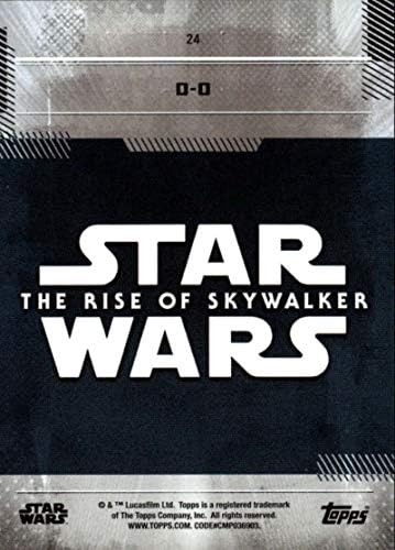 2019 Topps Star Wars The Rise of Skywalker Série Um 24 D-O Card