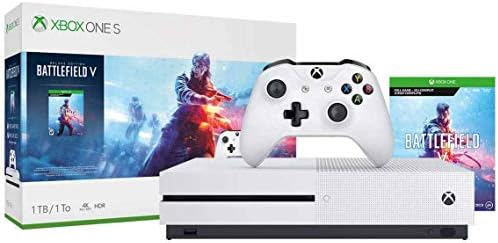 Microsoft Xbox One S 1 TB Battlefield V Pacote com Xbox One Quantum Break Controller Stand e Xbox One Wireless