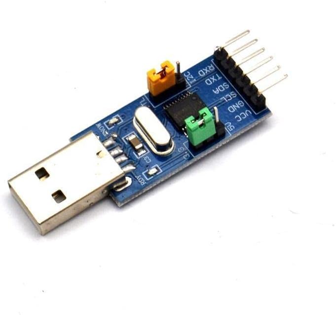 Módulo de combinação CH341T USB para i2C iiC UART USB para TTL Download em série de chip único