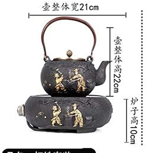Simplicidade criativa japonesa Tetsubina de ferro fundido de ferro fundido TEAPOT TETSUBIN TEATTEL
