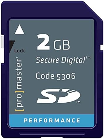 Promaster 2GB Pré -formação Segura Card de Memória Digital
