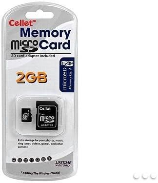 MicroSD de 2 GB do Cellet para Microsoft Kin Duas Smartphone Flash Custom Flash, transmissão de