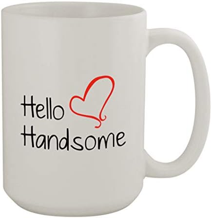 Meio da estrada Hello Handsome #171 - Um bom humor engraçado de cerâmica de 15oz de caneca de caneca