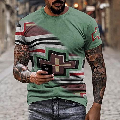 Camisetas de manga curta do soldado zhdd para homens de moda de moda 3D AZTEC Moda 3D Moda gráfica tops