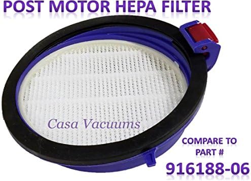 Substituição de aspiradores da CASA para o filtro de pré -filtro compatível com Dyson DC25 e pós -motor HEPA. Se encaixa em todos os modelos DC25-Compare com a Parte # 919171-02 e 916188-06