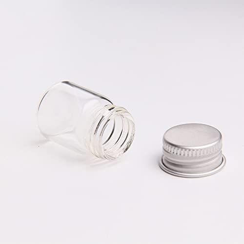 Besportble 12pcs pequenos frascos de pedreiro mini jarra de conservas de vidro com tampas de parafuso frascos de amostra vazia frascos de vidro minúsculos para artesanato artesanal casamento 5ml