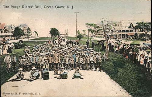 The Rough Riders 'Drill Ocean Grove, New Jersey NJ Original Antique Postcard