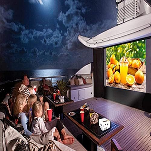 Projetor nativo de 1080p de LhllHl, LED LED Home Theater Projector Compatible TV Stick