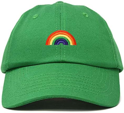 Dalix Rainbow Baseball Cap chapéus femininos Capas de algodão macia