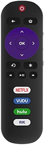 RC280 Replacement Remote fit for TCL Roku Smart LED TV 49S405 49S325 28S305 43S405 49S305 32S325 32S305 43S305 50S425 55C807 55S405 55S517 55S403 65C807 55P607 55R617 with NETFLX Hlu VDU App Key