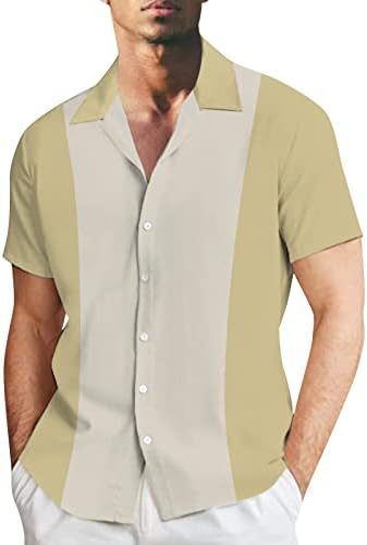Mens Slim Undershirt Hawaiian Button Up Shirts Shirts For Men Camiseta de compressão Men camisas