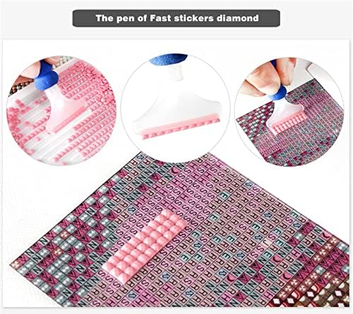 Kits de pintura de diamante DIY 5D para adultos, pinturas de bordados de broca completa de broca de broca de