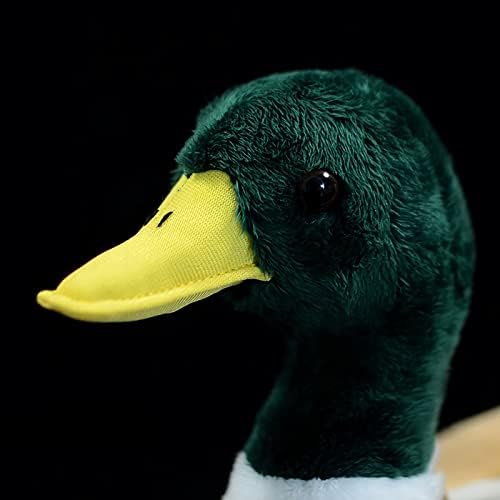 Nohito kawaii realista pato pato pato brinquedo de pelúcia de pelúcia recheada de pato verde pato putre