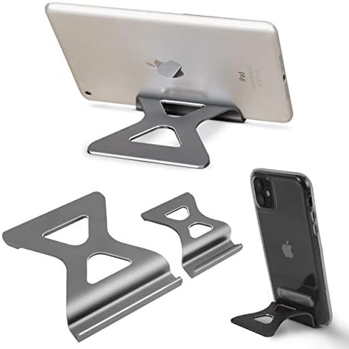 Stand para tablet e telefone celular STAND de desktop de alumínio de baixo perfil para tablets como iPad, Kindle,