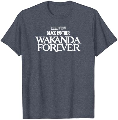 Marvel Black Panther: Wakanda Forever Simple Movie Logo T-Shirt
