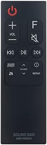 AKB75595331 Replaced Remote fit for LG Sound Bar SL4Y SL5R SLM4R SL9Y SPJ4-S SPJ4S S65S3-S SPH4B-W