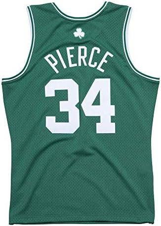 Mitchell & Ness Boston Celtics Paul Pierce 2007-08 Classics de madeira de hardwood Jersey Green Swingman