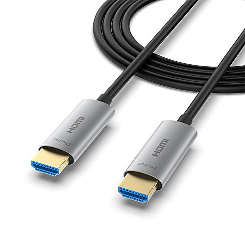 Cabo HDMI de fibra óptica ATZEBE 80 pés, o cabo HDMI de fibra suporta 4K@60Hz, 4: 4: 4/4: 2: 2/4: 2: 0, HDR,