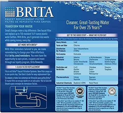 Sistema de filtro de água da Brita para pia, sistema de filtração de água da torneira para água