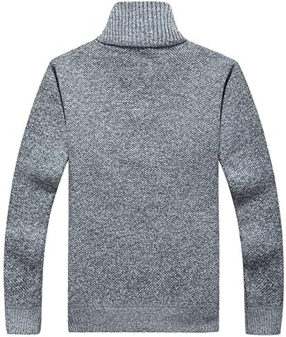 Sinzelimin mass suéter de casacos de moda zíper stand colar growhushwearwearwearwear lã espessa jaqueta de cardigan