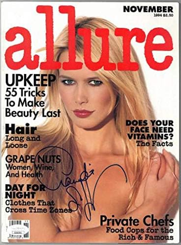 Claudia Schiffer assinou a revista Full Magazine de novembro de 1994 - EE60261 - JSA Certified - Revistas