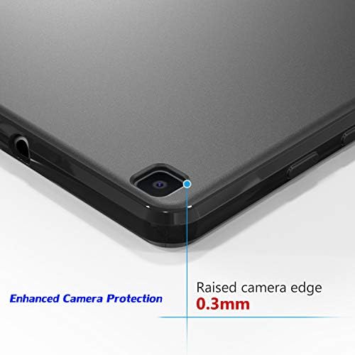 Galaxy Tab A 8.0 Case 2019, Luckycat Slim Design Matte TPU borracha de borracha de silicone macia Tampa
