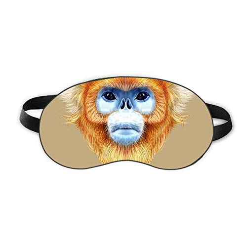 Golden Snub Nouked Monkey Animal Sleep Shield Soft Night Blindfold Shade Cover