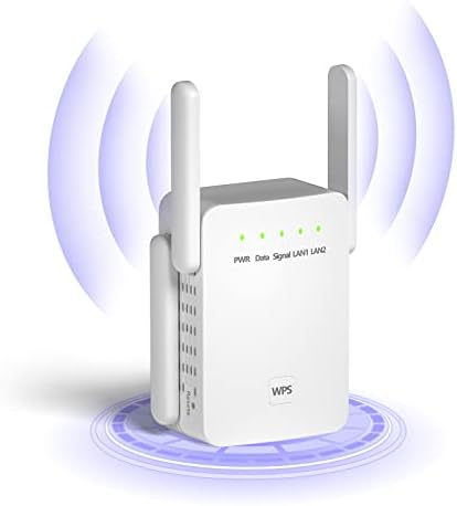 LINTRATEK WIFI Extender Signal Booster para casa, cobre até 3.000 pés quadrados e 30 dispositivos,