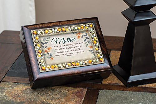 Cottage Garden Mother True Blessing de Air Amber Earth Tone Jewelry Box Plays Grace Amazing