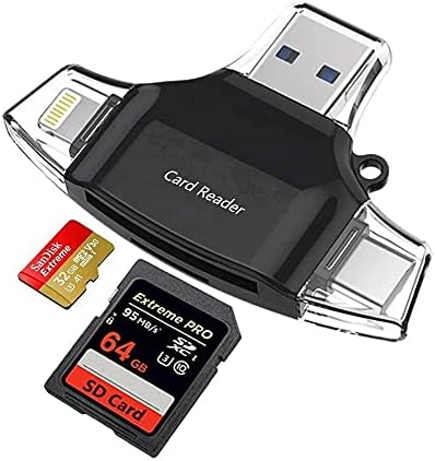 BOXWAVE SMART GADGET Compatível com ULEFONE ARMOR X8I - AllReader SD Card Reader, MicroSD Card Reader SD