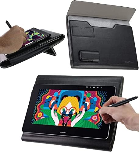 Broonel Leather Graphics Tablet Folio Case - Compatível com Huixiang LCD Writing Tablet 9,7 polegadas