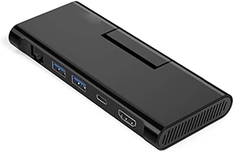 Zhuhw USB -C Hub tipo C Cubra C para USB 3.0 Tipo C -Comcompatível RJ45 RJ45 4K VÍDEO USB 3.1 Hub com suporte