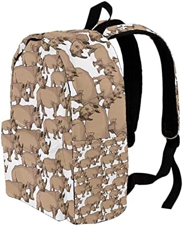 Mochila VBFOFBV para mulheres Laptop Daypack Backpack Travel Bag Casual, Animal Brown Horses