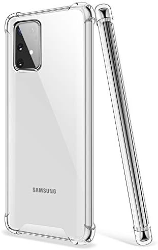 Caso de Lite Salawat Galaxy S10, Claro Lite Caso Galaxy S10 Caso de Caso de Treno Flim Carinha Caixa de Proteção à prova de choque TPU Reforçado para Samsung Galaxy S10 Lite 6,7 polegadas 2020