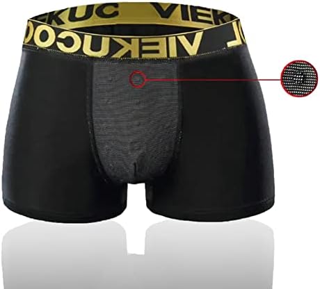 Shorts de boxe para homens Pacote de resumos fortes u- pintados cuecas boxer masculino masculino