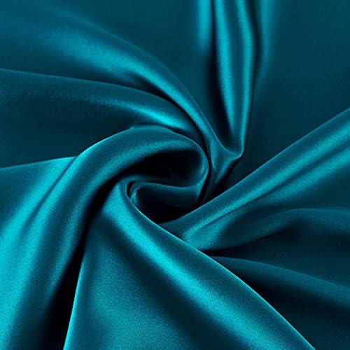 Tecido de seda de charmeuse puro 22mm 45 Largura cor sólida Natureza de seda para vestido de cama