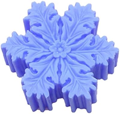 BYBYCD Snowflake Silicone molde 3d Candle Molds Handmade Mold Mold Diy aromaterapia Plaster Candle Decorating