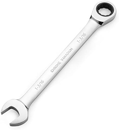Flzosper 1-1/4 polegadas SAE Box Fim da cabeceira engrenagem da cabeça, chave de chave de combinação de estacas