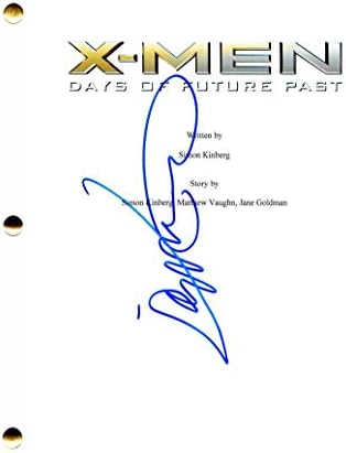 James McAvoy assinou autógrafos - X -Men Days of Future Passado Script Full Movie - James McAvoy, Hugh Jackman,