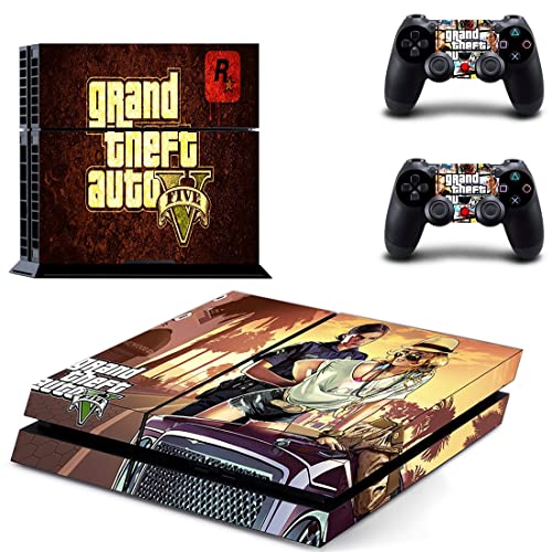 Para PS5 Disc - Game GTA GTA Roubo e Auto PS4 ou PS5 Skin Skin para PlayStation 4 ou 5 Console e Controladores