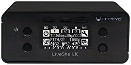Cerevo Liveshell x Câmera superior 1080/60p Streaming ao vivo e dispositivo de transmissão com bateria de 6 horas e gravação em tempo real