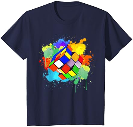 Camiseta legal Rubik Rubix Rubix Cubo de aquarela Lovers T-shirt