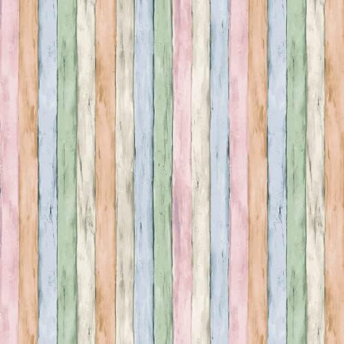 Henry Glass Beach Bound Quilt Fabric Pastel Stripe Style 606-14 Multi