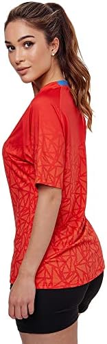 Butterfly Feminina Higo Lady Camisa, padrão, atlético, camisa de tênis de mesa - antracite ou vermelho