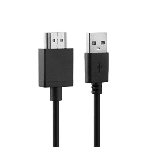 Cabo USB para HDMI, USB 2.0 masculino para HDMI Adaptador macho Cabo de carregamento USB para todos os dispositivos